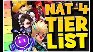 FULL NAT-4 TIER LIST - 2023 (Summoners War)