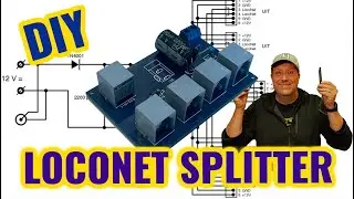Create Your Own LocoNet Hub: Affordable DIY for Model Railroads | Easy & Fun Electronics Project