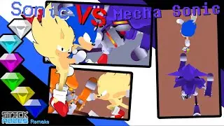Sonic Vs. Mecha Sonic - Stick Nodes Remake (INCOMPLETE)