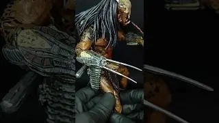 Фигурка хищник Feral Predator Ultimate NECA, перекрас. #feralpredator #neca #necarepaint