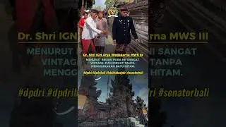BAPAK ARYA WEDAKARNA DALAM KUNJUNGANNYA MEMPERHATIKAN SALAH SATU PURA DI DESA JELEKUNGKANG BANGLI