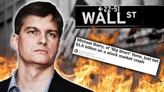 Michael Burry Bets $1.6B On A Stock Market Crash!