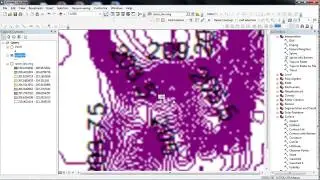 How to create contour from point shape file in ArcGIS