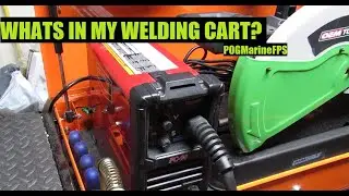 What's inside my Welding Cart ? Tour , Tools , and overview of  my Welding Cart .