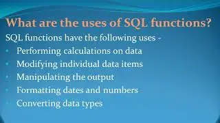 SQL Interview Questions and Answers for freshers and experienced– Part 7
