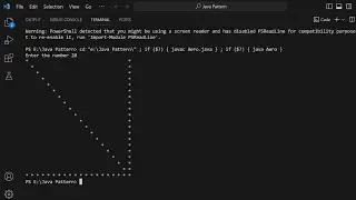 Java Program Aero Pattern For Visual Studio Code (VS Code) #coding #java