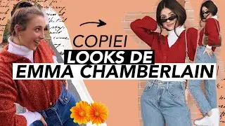 Reproduzi os looks da Emma Chamberlain com o que já tinha em casa! 😱