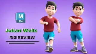 Julian Wells Rig - Autodesk Maya - Rig Review