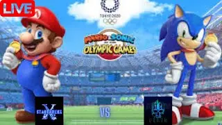 Mario and Sonic showdown with @StarGamerX17