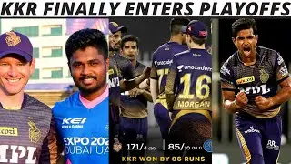 KKR Enters playoffs with a fantastic win against RR 
