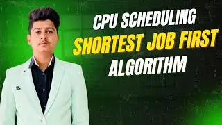 ✅ CPU Scheduling Algorithm | Non-Preemptive Shortest Job First (SJF) Explained with Example