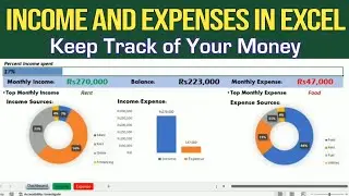 🚀 Mastering Financial Management: Excel Tutorial for Income and Expense Tracking!