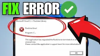 How To Fix Microsoft Runtime Library Error C++ [2025]