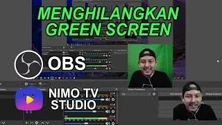Menghilangkan Green Screen di OBS dan NimoTv Studio | Transparent Background
