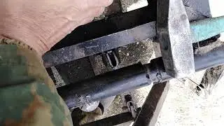 Установка двигателя на погрузчик часть1