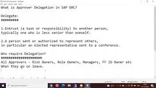 Approver Delegation in SAP GRC | SAP GRC ARM | Access Request Management |