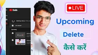 Upcoming live delete upcoming live stream not showing on youtube channel Live upcoming delete