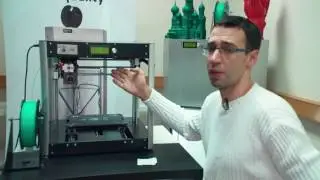 Видеоинструкция по использованию 3D принтера 3DQ One. Часть 2. Меню управления