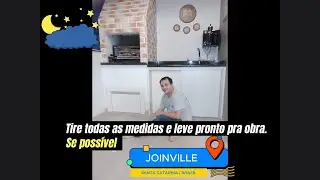 Se possível: Tire todas as medidas leve pronto e ganhe tempo na obra