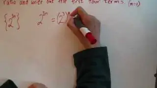 Finding the Common  Ratio of Geometric Series