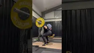 130kg Split Jerk + Back Squat Warm Up Reps