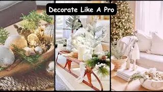 DECORATE WITH ME |CHRISTMAS DECORATING TIPS 2023 🎄 #potterybarn #howto