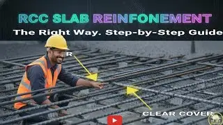 slab Reinforcement process step by step || Rcc Slab Construction Details