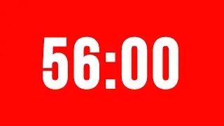 56 Minute Timer With Alarm Without Music