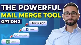 How To Use DocuSign To Mail Merge Documents PART 2 (AUTOMATED)
