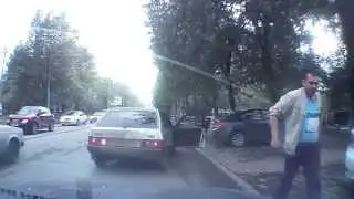 RoadRage.Ru : Беспредел на дороге. Быдло на девятке.