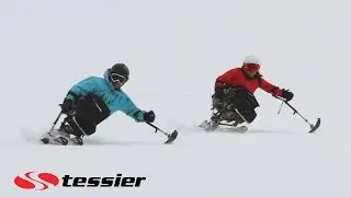 TEMPO UNISKI and DUALSKI by TESSIER - Sitski - Adaptive skiing - Handisport