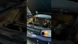 Mk4 1.8t first start up after rebuild. Hood exit exhaust.