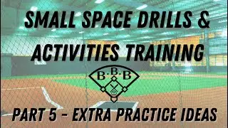 Extra Practice Ideas // Youth Baseball Small Space Activities & Drills
