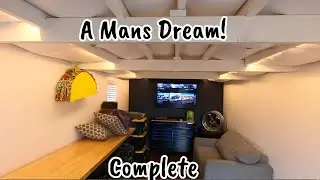 Building the Ultimate Man Cave! Part 4 (Flooring & Finishing touches)