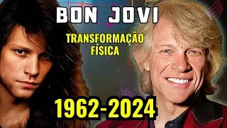 Jon Bon Jovi's physical transformation from 1962 to 2024