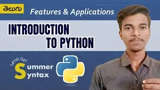 Python Series Part-1: Reasons to Learn Python? in Telugu | Introduction to Python Telugu