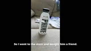 my meta moon bottle said he was lonely#primedrink #prime #shorts