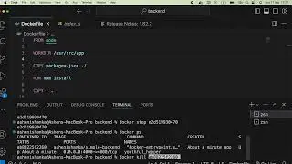 Docker: [nodemon] app crashed - waiting for file changes before starting. Container is not stopping