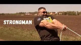 Самый сильный человек Саратова тянет грузовик