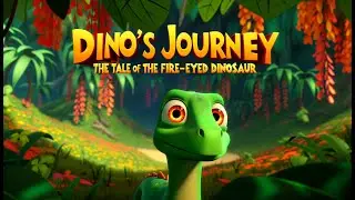 Dino's Journey: The Tale of the Fire-Eyed Dinosaur | Urdu Kahani | Hindi Kahani
