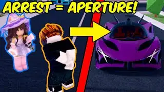 IF YOU ARREST ME, YOU WIN APERTURE! | Roblox Jailbreak