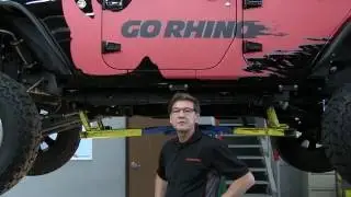 Go Rhino RB10 Running Boards for 4-Door Jeep Wrangler JK (63450673T) Installation