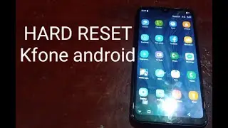 Hard Reset Kfone android