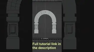 How to Create an Arch in Blender - Short Version