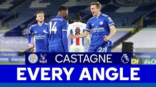 EVERY ANGLE | Timothy Castagne vs. Crystal Palace | 2020/21