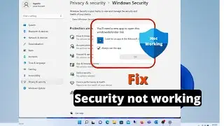 Defender not working on windows 11\10
