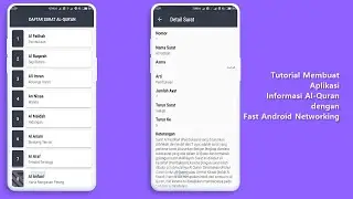 Tutorial on Making an Al-Quran Information Application with Fast Android Networking