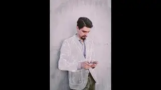 Эффект нарисованной одежды без лишних слов