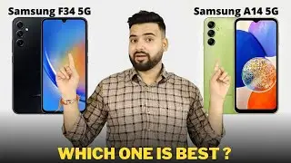 Samsung F34 5G vs Samsung A14 5G - Full Comparison | Should I invest for F34 5G ??🤔