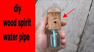 diy wood spirit water pipe